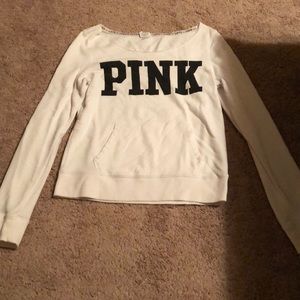 White sweatshirt